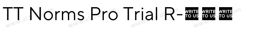 TT Norms Pro Trial R字体转换 TT Norms Pro Trial R字体转换